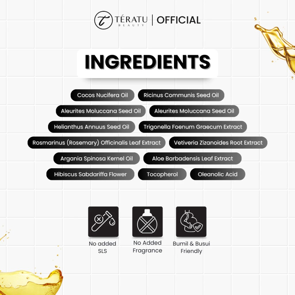 Fandi Universal Kosmekreasi Tératu Beauty Herbal Infused Hair Growth Oil