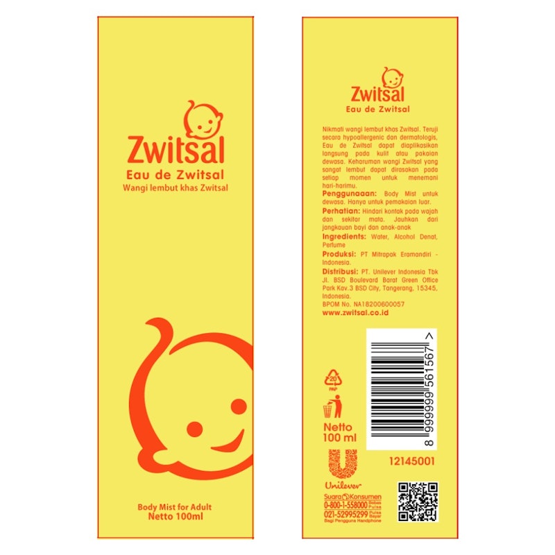 Eau De Zwitsal Body Mist for Adult 3