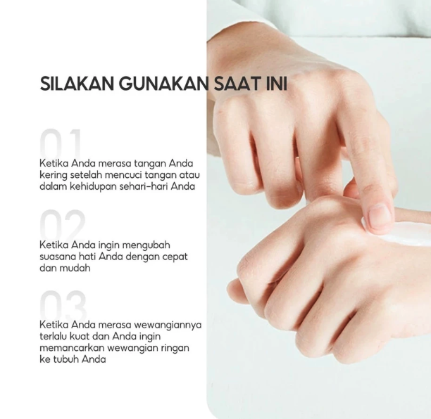 Miniso Lifestyle Trading Indonesia Miniso Hand Cream with Light Texture and Fruit Floral Fragrance Lavender