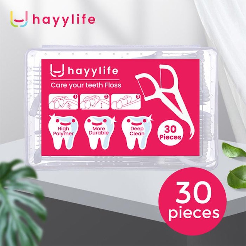 HAYYLIFE Benang Pembersih Gigi Polimer 5