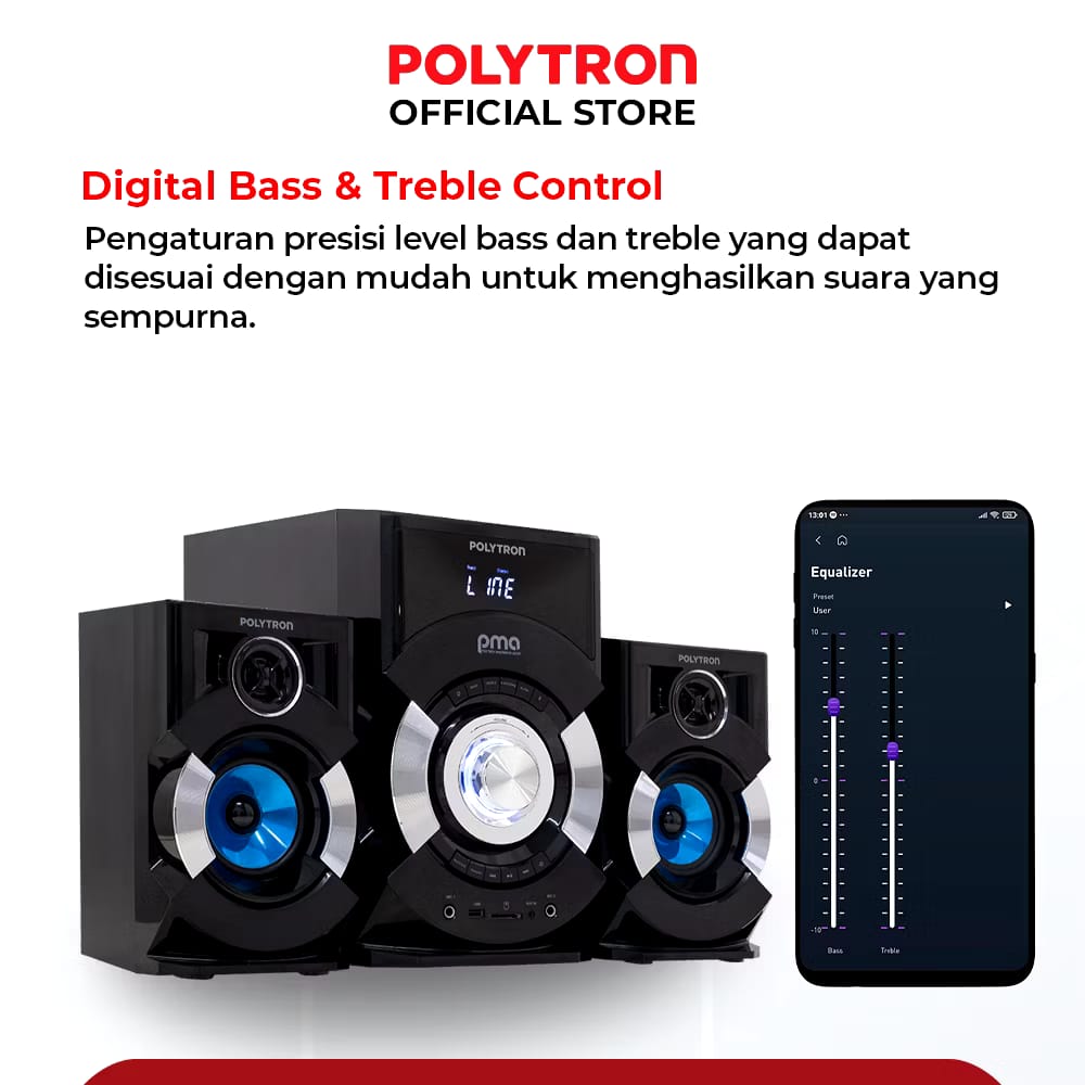 POLYTRON Polytron Multimedia Speaker PMA 9527/B