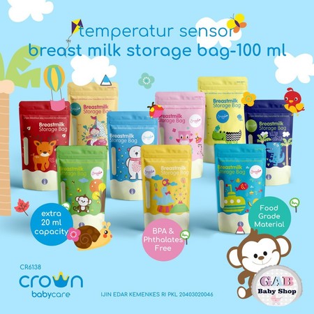 Crown Babycare Crownbaby Breastmilk Storage Bag
