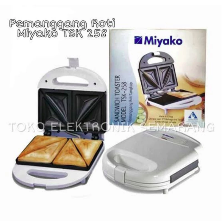Kencana Gemilang Miyako Sandwich Toaster TSK-258