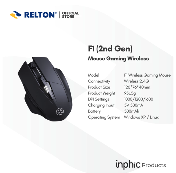  INPHIC Wireless Gaming Mouse F1 