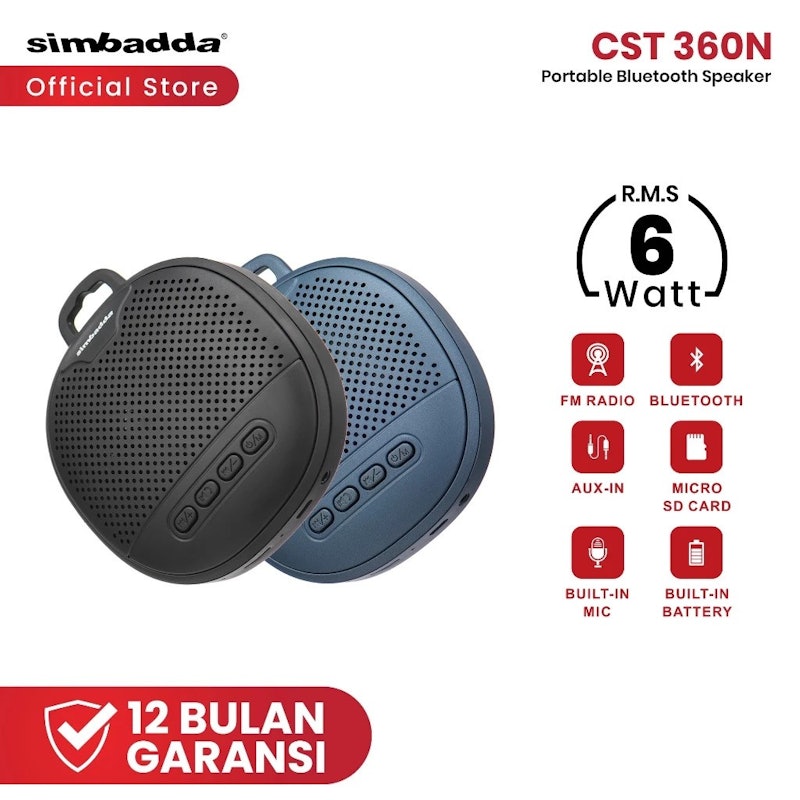 Simbadda® Portable Bluetooth Speaker 3