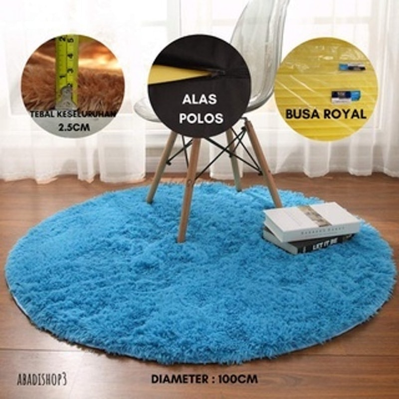 Karpet Bulat Bulu Rasfur 4
