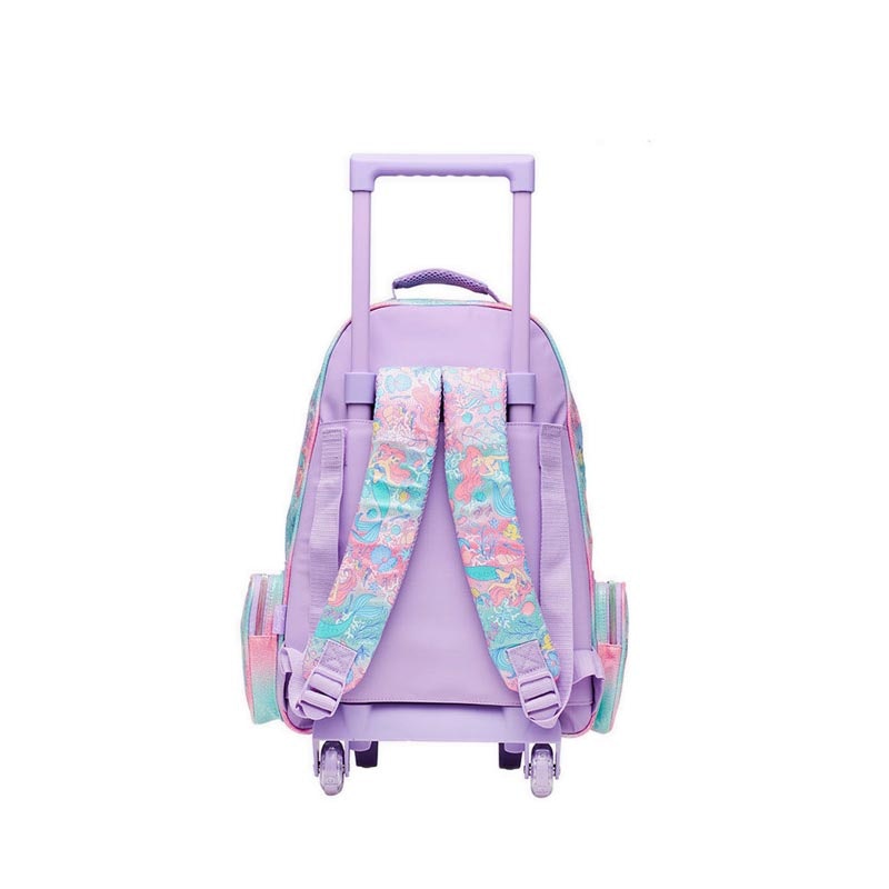 Smiggle Backpack Trolley Disney Princess Lilac 3