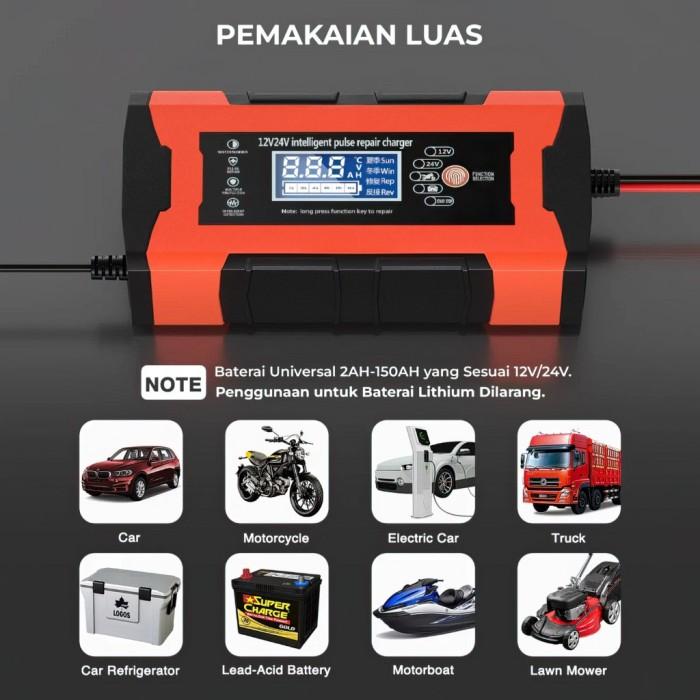 Allefix 12V/24V Inteligent Pulse Repair Charger 4