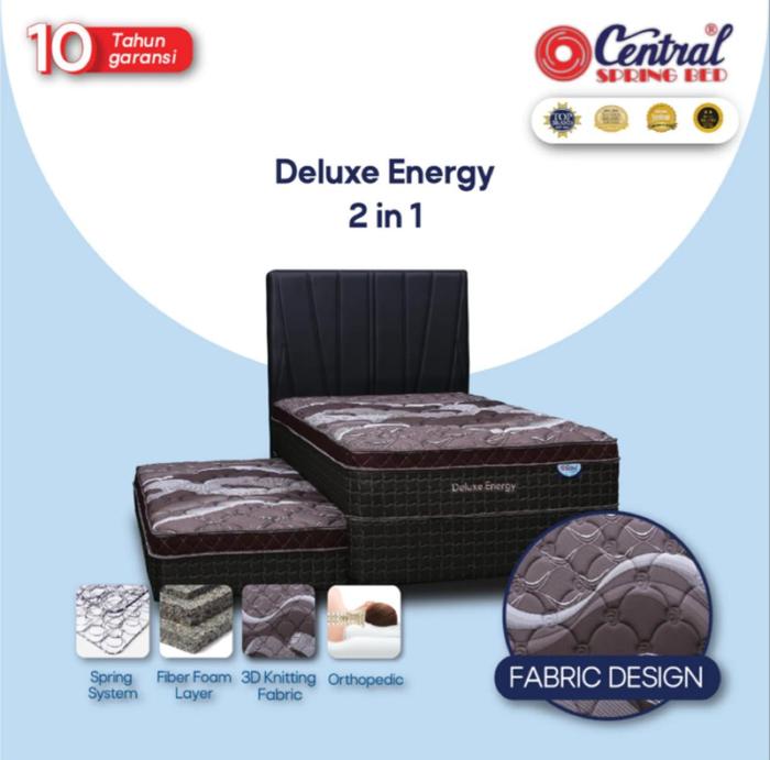 Graha Seribusatu Jaya Central Deluxe Energy Springbed Plushtop 2in1