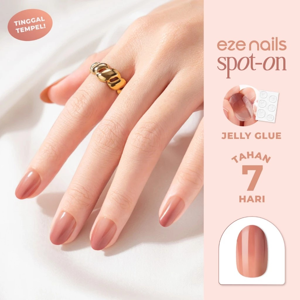Eze Nails Malahayati in Nude Brown