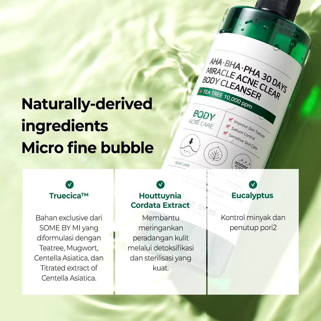 Perennbell SOME BY MI AHA BHA PHA Miracle Acne Clear Body Cleanser 