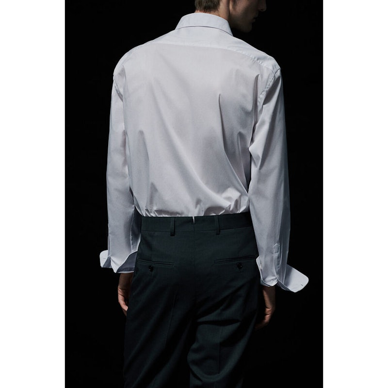 H&M Pria Slim Fit Strech Shirt 4