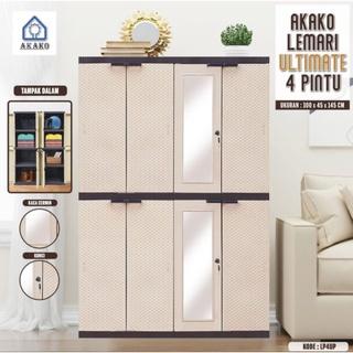 Akako Akako Lemari Ultimate 4 Pintu Rotan LP4PUP-R