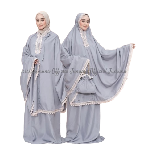 Jumuna Mukena Katun Dewasa 2in1 Zaina 1
