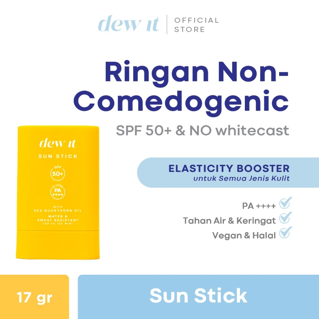 Dew Cantik Indonesia Dew It Face Sun Stick SPF 50+ PA++++