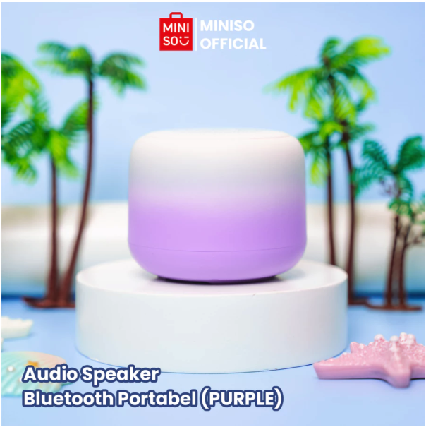 Miniso Lifestyle Trading Indonesia Miniso Portable Fashion Gradient Wireless Speaker BT2602