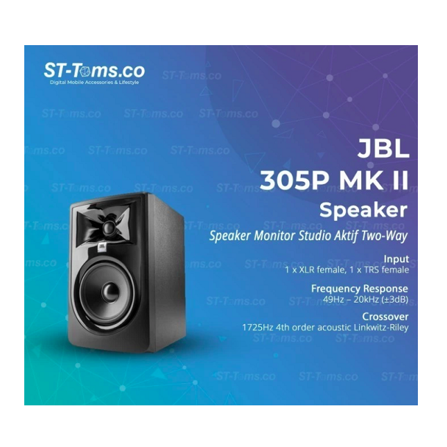 HARMAN International Industries JBL Speaker Monitor Studio 305P MkII