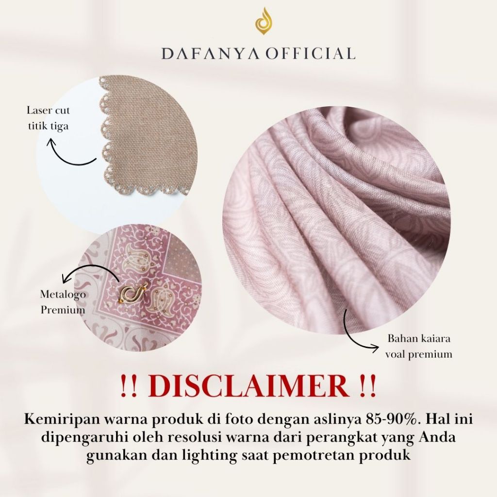 Dafanya Dafanya Jilbab Motif Scarf + Box