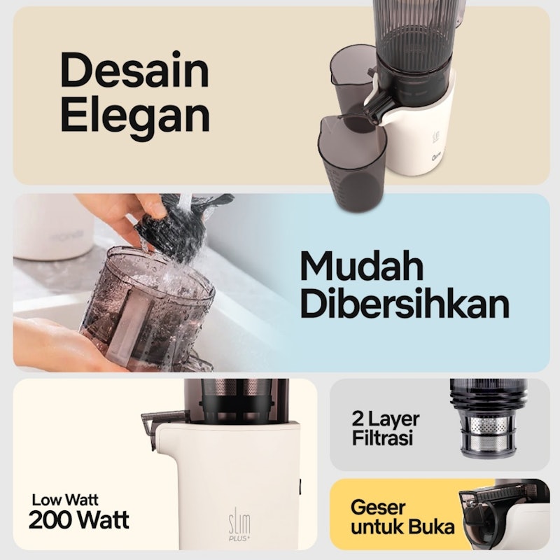 Oxone Slim+ Slow Juicer 2