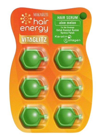 Makarizo Hair Energy ｜ Vitaglitz Hair Serum Aloe Melon