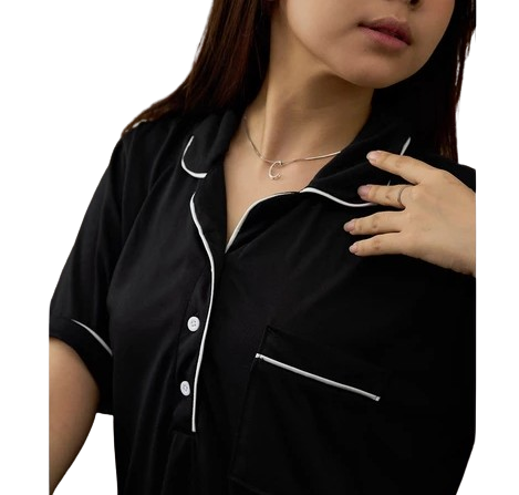  Moon Alice Premium Daster Kancing Terusan 