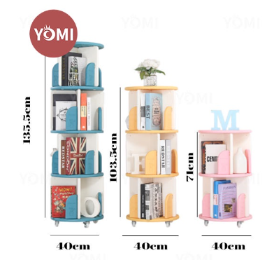 YOMI Rak Buku Anak Putar S63