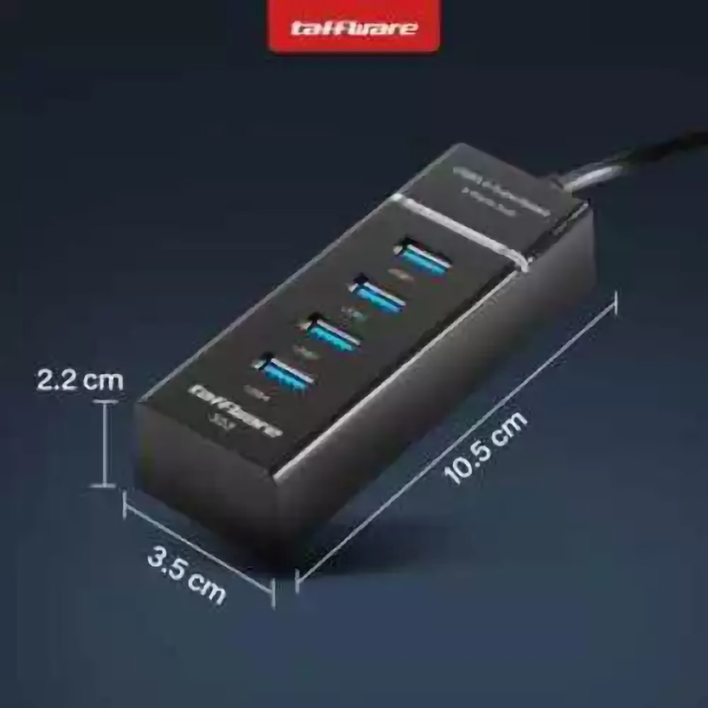 Taffware USB Hub 3.0 Adapter 4in1 USB 5Gbps 4