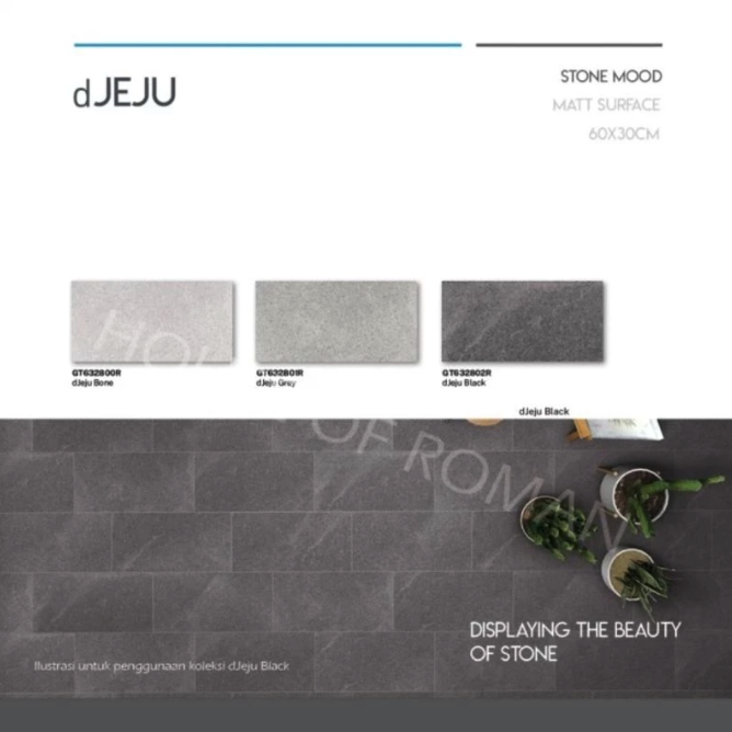 Roma Ceramic International  Roman Granit Stone Mood dJeju Series 30x60 