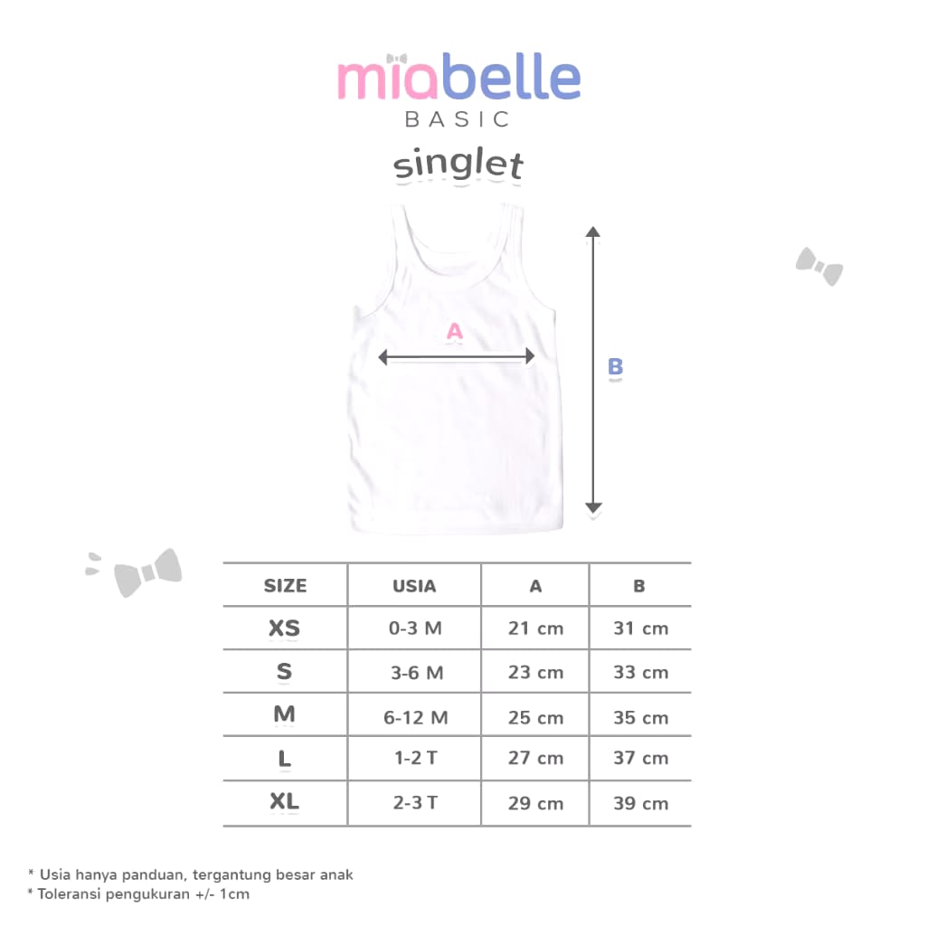  Miabelle Baby Singlet