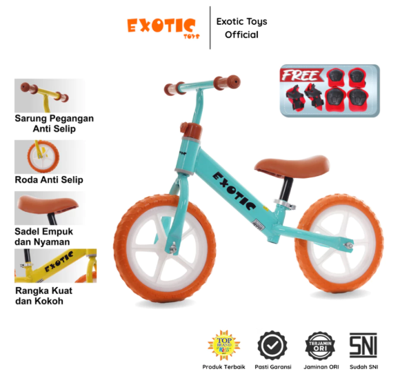 Roda Pasifik Mandiri Exotic Balance Bike ET-2017
