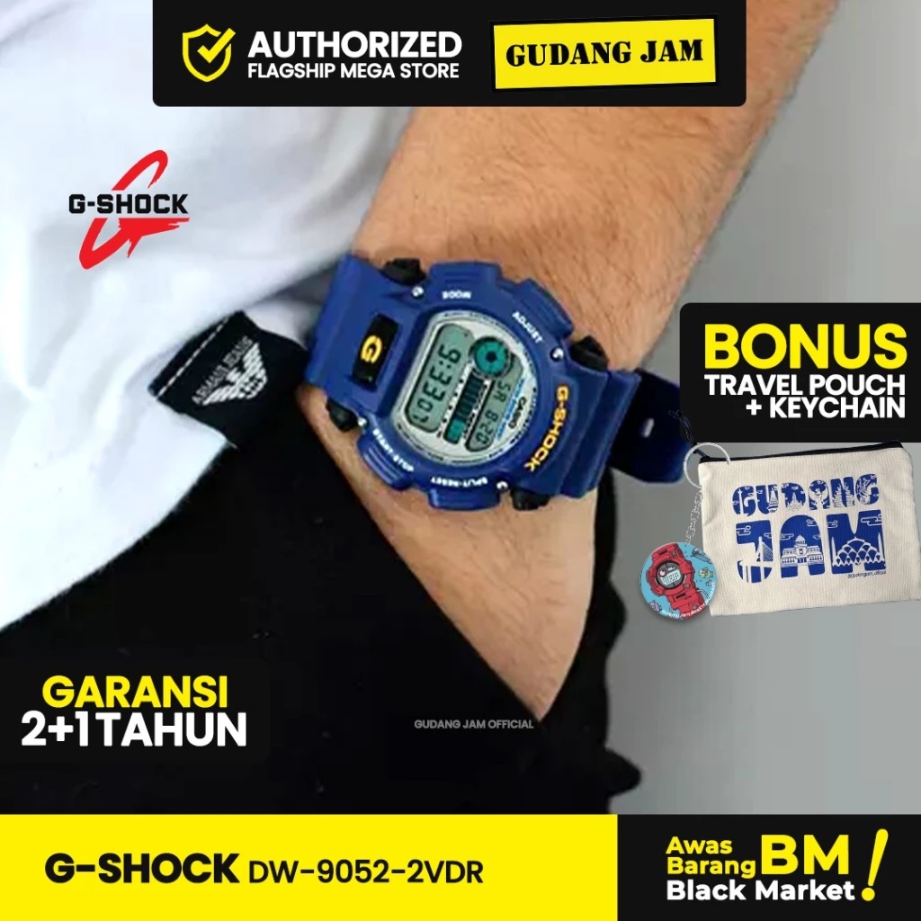 CASIO CASIO G-SHOCK Digital Dial Blue Resin Band DW-9052-2VDR