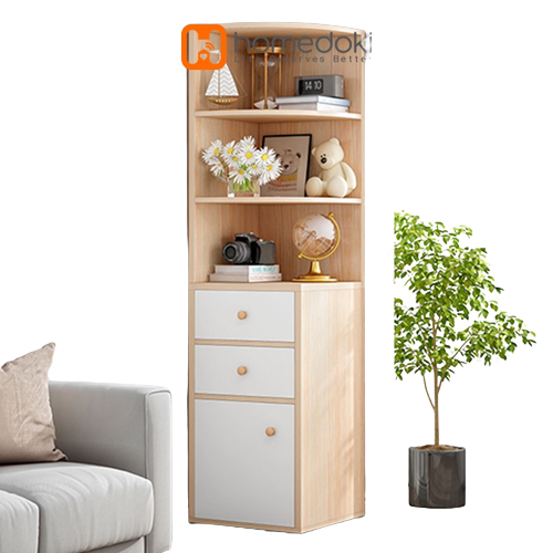 Rak Sudut Kayu Serbaguna  ｜ HD079