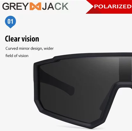 GREY JACK Eyewear Grey Jack Sport Sunglasses Black 3058