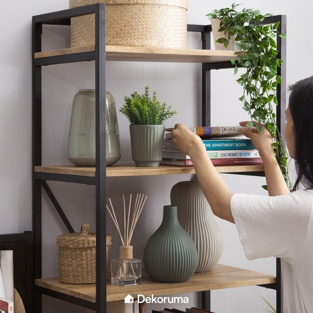 Heim Studio Kozu Rak Buku Serbaguna 5 Susun