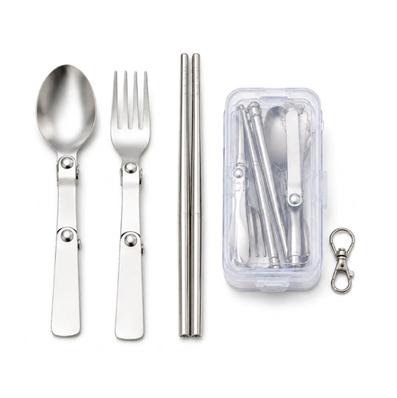 HOHODALINK Set Alat Makan Lipat 1