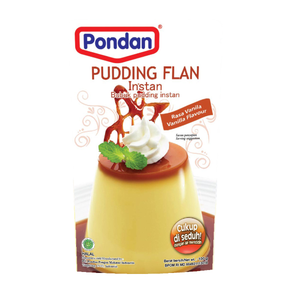 Pondan Pudding Flan