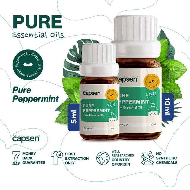  Capsen Pure Peppermint Essential Oil  2