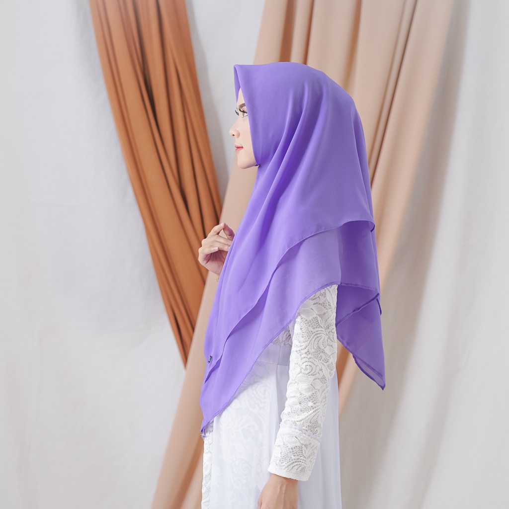  Maula Hijab Kerudung Instan 2 Layer Tanpa Pet Potton Najma