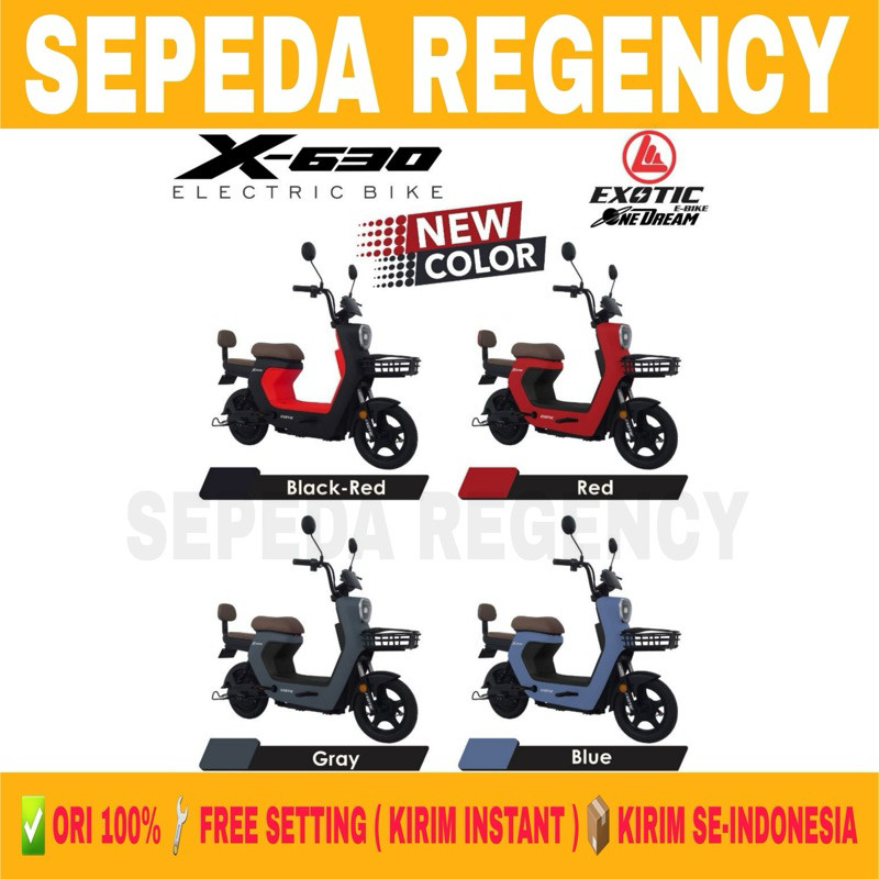 Pacific Bike EXOTIC Sepeda Listrik  X-630