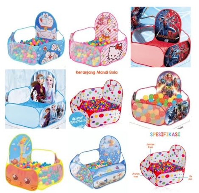  Pop Up Play Pool with Hoop