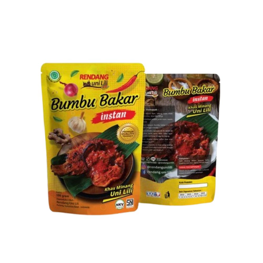 Rendang Uni Lili Bumbu Bakar Instan 