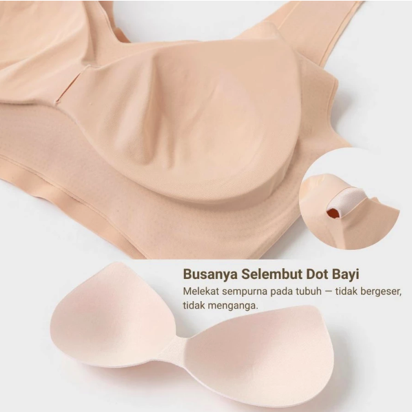  URU Invisible Seamless Bra