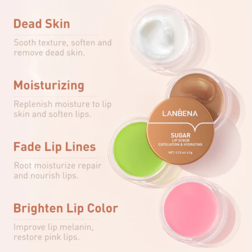 JNR Sosial Indonesia LANBENA Lip Mask & Lip Balm Rose