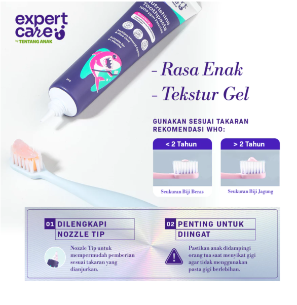 Tentang Anak Bahagia Expert Care by Tentang Anak Nutrishine Toothpaste