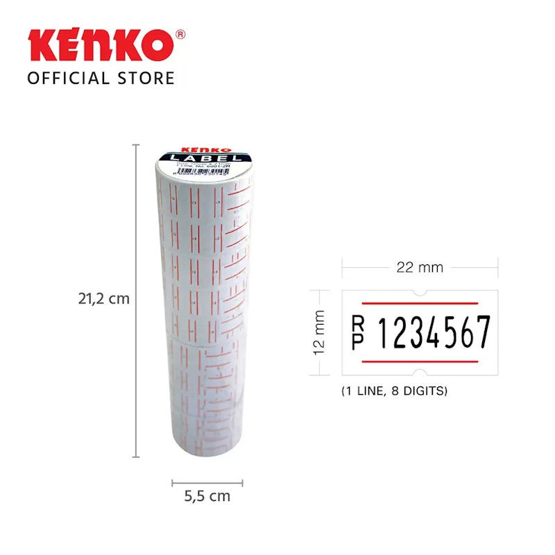 Label Harga 1 Line 1