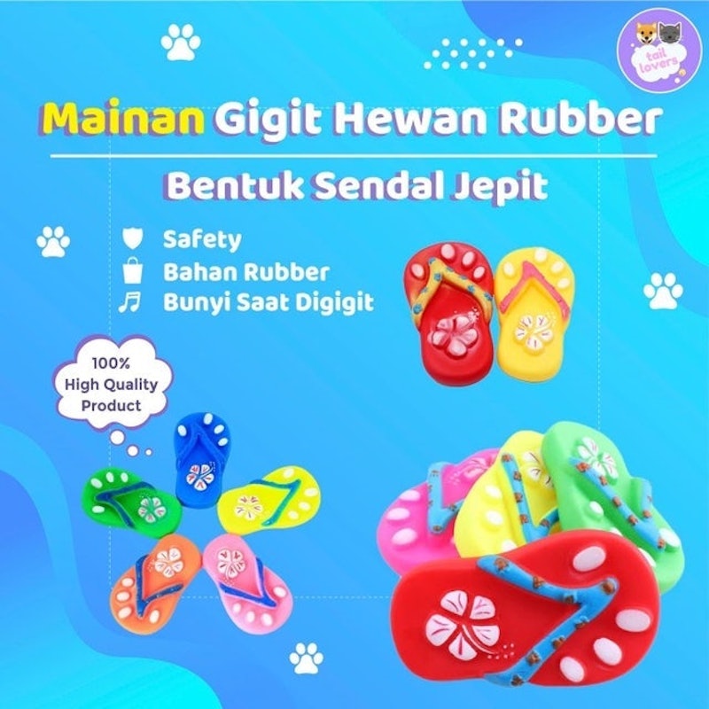 Puppy Chew Rubber Teething Sandal 3