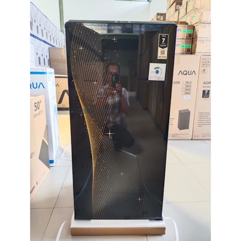 AQUA Kulkas 1 Pintu Star Sky AQR-D205 (MSB/MSG)