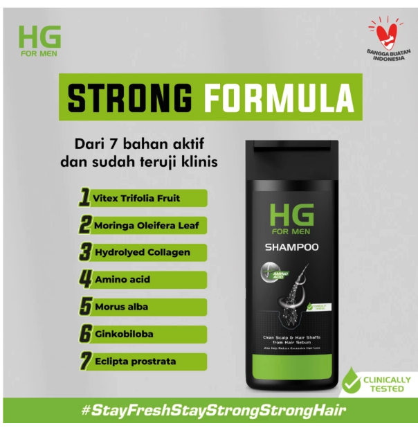 Gondowangi Tradisional Kosmetika HG For Men Paket Perawatan Rambut Rontok Pria 