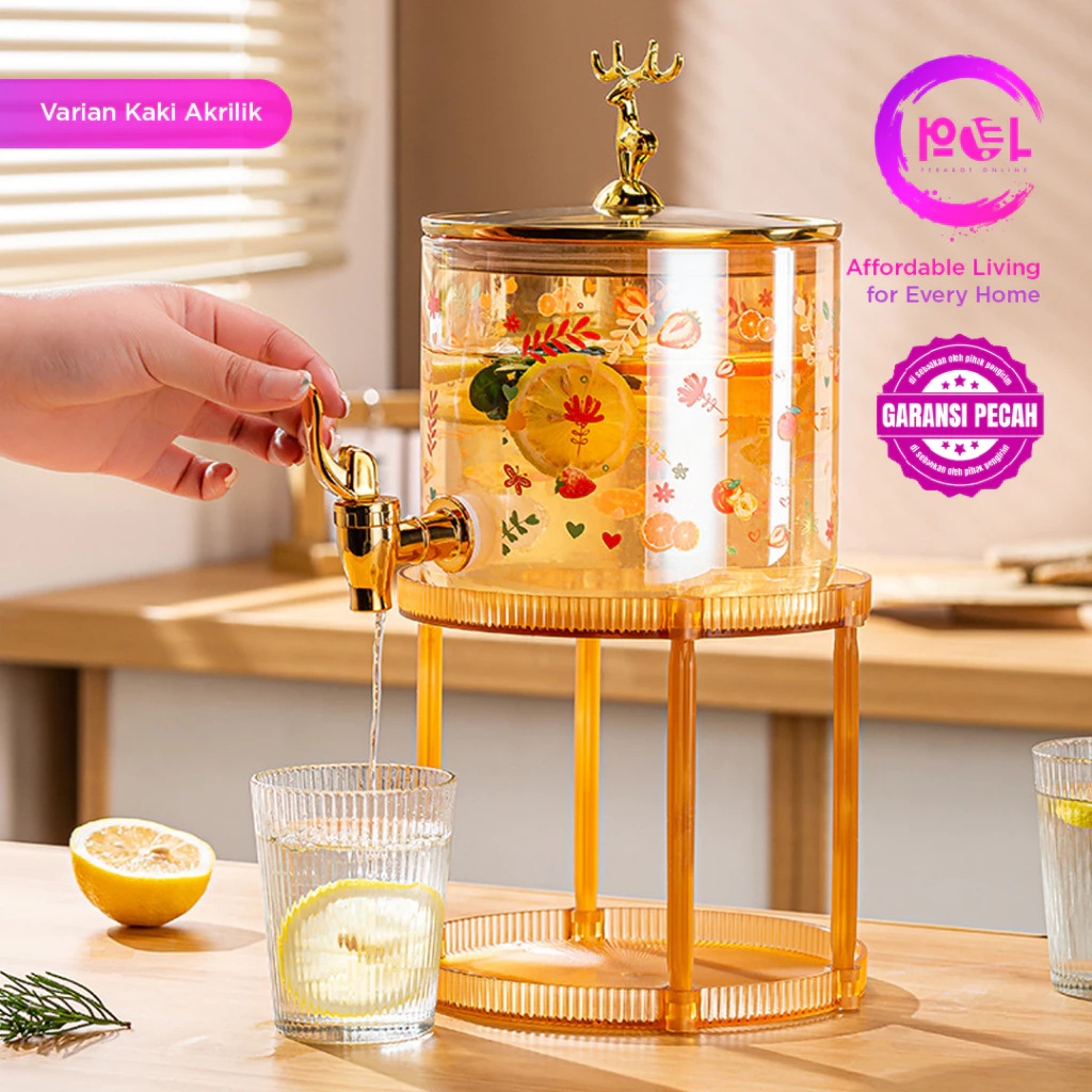 Gerbang Makmur Plastik POL Dispenser Air Kaca Sultan