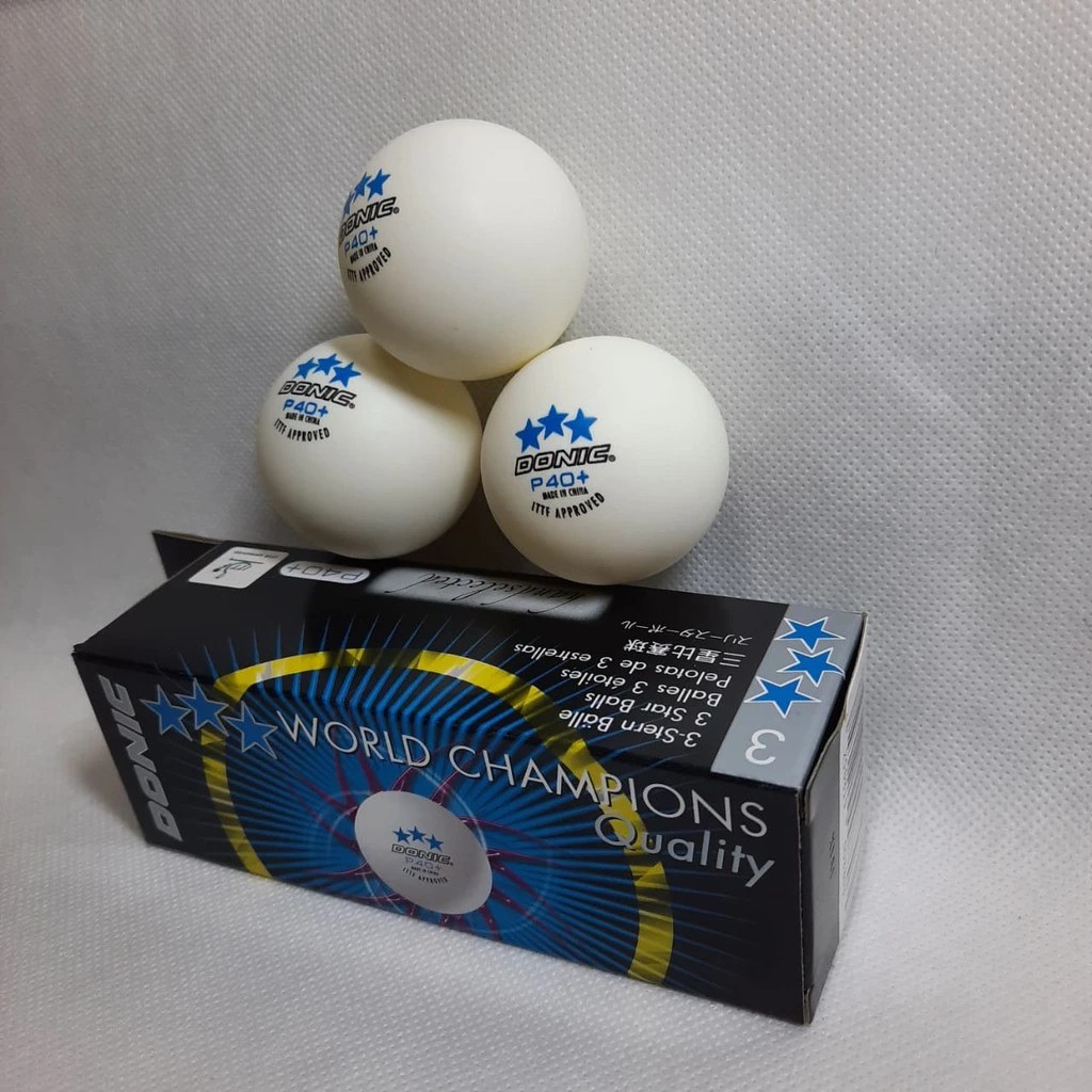 Donic Donic P40+ *** Cell-Free 3-star Balls 550241003
